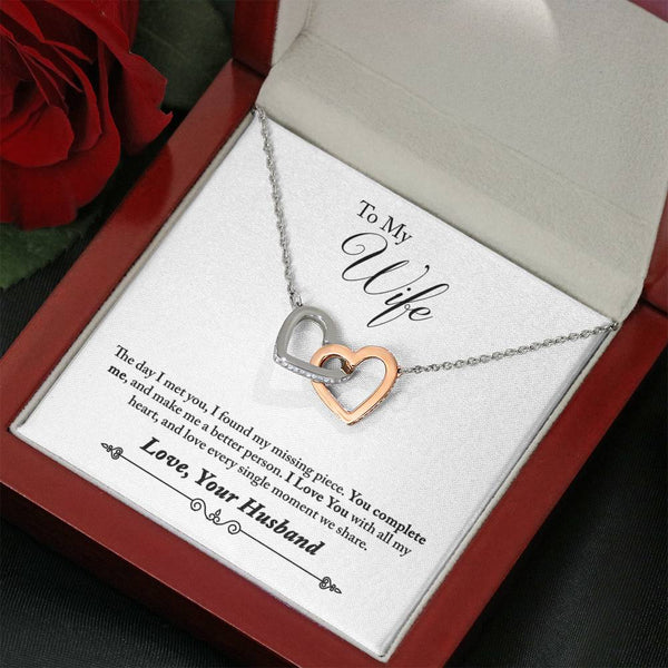 My Missing Piece -  Interlocking Hearts Necklace