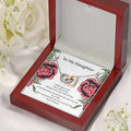 To My Daughter - Interlocking Hearts Necklace