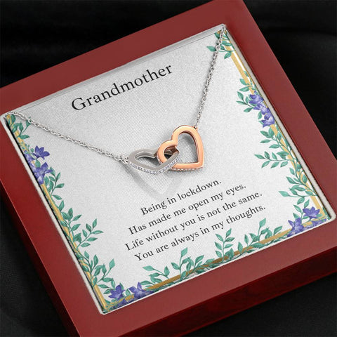 You Are Always In My Thoughts - Interlocking Hearts - Grandmother