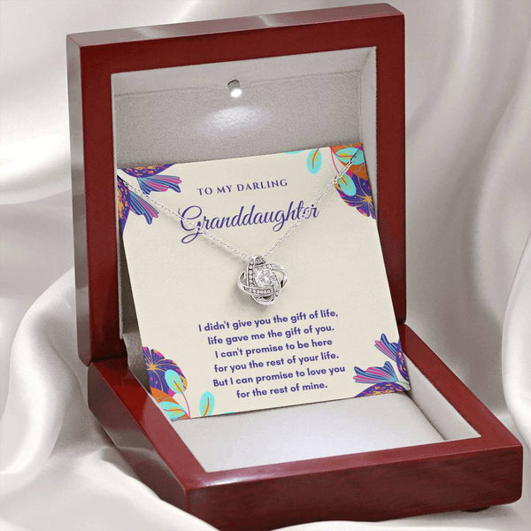 To My Darling Granddaughter - Love Knot