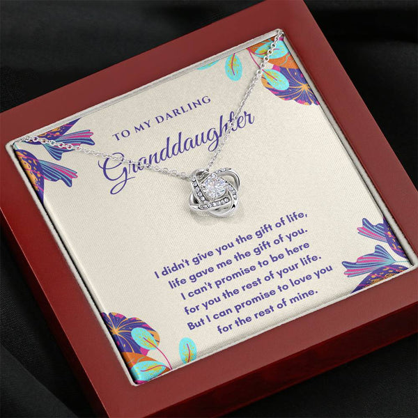 To My Darling Granddaughter - Love Knot
